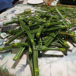 Making St. Brigid’s Crosses