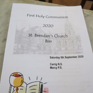 First Communion 2020 – Carrig N.S. & Mercy P.S. – September 5th