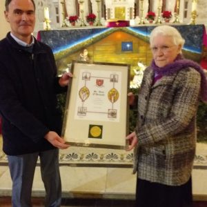 Presentation to Sr. Anne