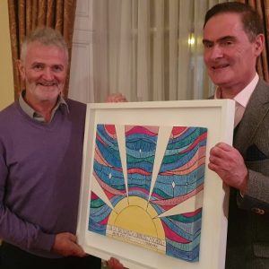 Presentation of Commissioned Painting to Fr. Pat Gilbert