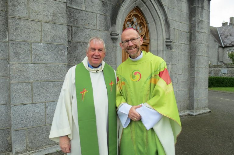 Pastoral visit of Bishop Fintan Monahan, October 16th - Honouring Ministry of Music, Presentation of St. Brendan's medal to Gerry Dolan & Enda O' Connor