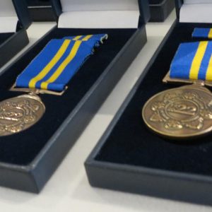 Celebrating 100 years of An Garda Siochana, Saturday October 15th – Presentation of Service Medals to Retired Members Emmett Square, Dooleys Hotel