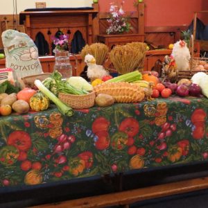 Harvest Thanksgiving Methodist Church, Sunday October 16th – Preacher Canon Arthur Minion