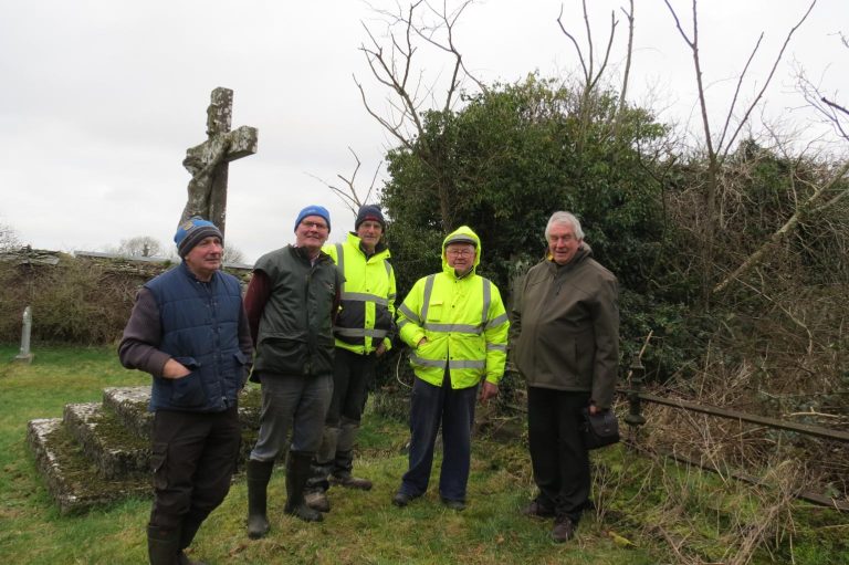 Spring Clean up at Lougheen Graveyard