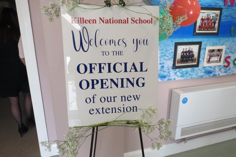 Opening of New Extension Killeen National School & School Mass Friday 10th November