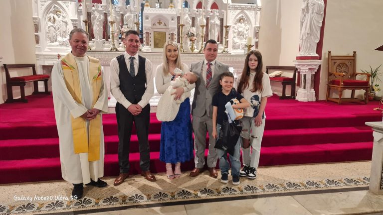 Baptism of Finn Michéal McEvoy Sunday 28th April 2024