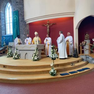Comhghairdeas John Gormley son of the late Connie & John, Woodlands Park & brother of Kathleen, Meadow Court was ordained into the Permanent Diaconate in his Parish Church of St. Mary’s Lucan by Archbishop Dermot Farrell.  We wish John every blessing in his Ministry.  “Ad Multos Annos”