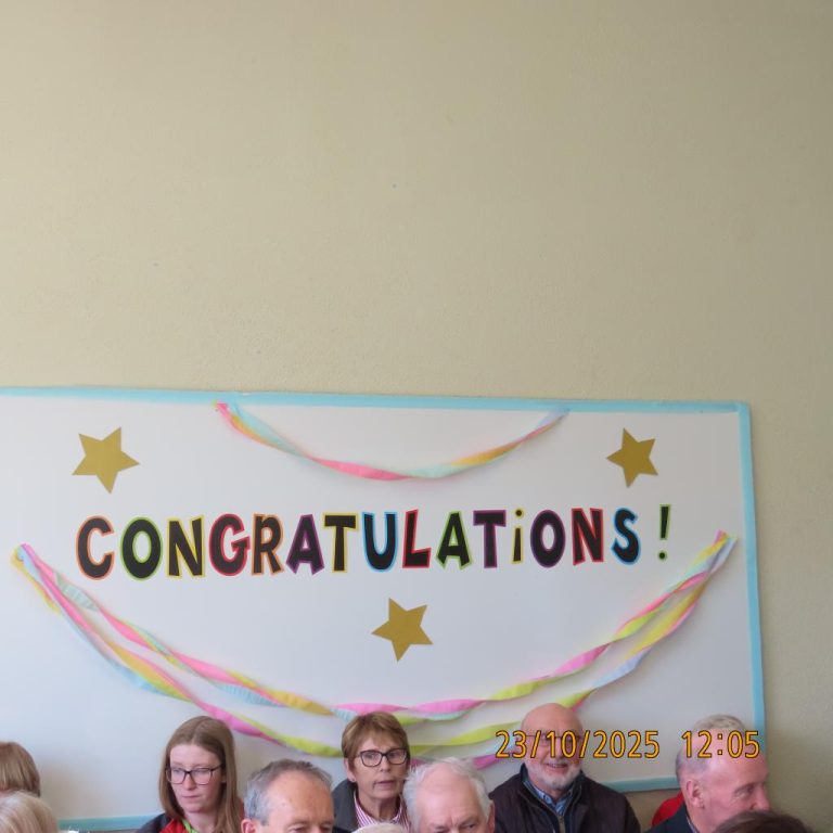 Mass of Thanksgiving & Presentation to Fiona Liffey Principal Clonlisk N.S Thursday October 23rd