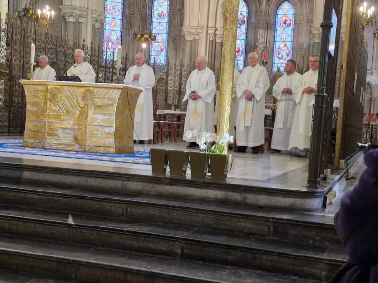 Mass at the Bascilica of the Immaculate Conception built at the request of Our Lady