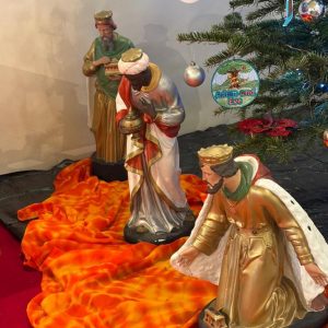 Our TY students Caoimhe, Katelyn and Chloe who arranged the crib figures in St. Brendan’s Church prior to Christmas, finished the project today by placing the Wise Men in the Crib in preparation for the Feast of The Epiphany.