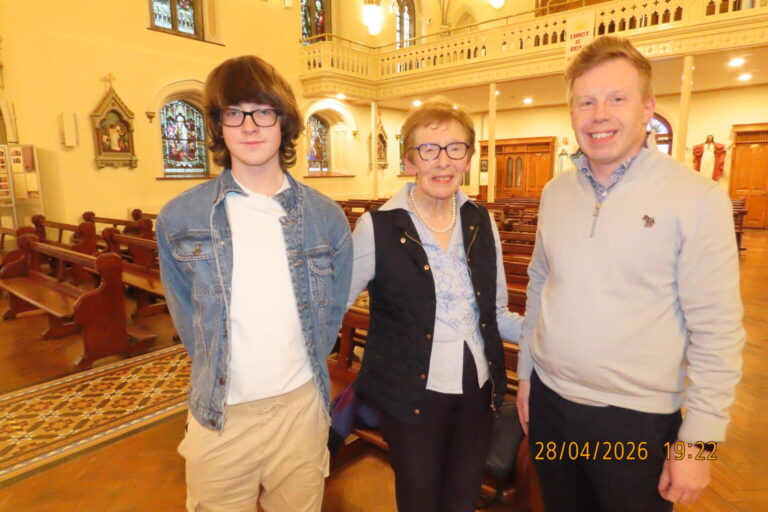 Thanksgiving & Nourishment for St. Brendan Pastoral Area Choirs Tuesday April 28th.