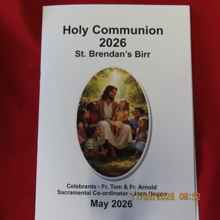 First Holy Communion Crinkill N.S/Killeen N.S & Parish Preparation Programme