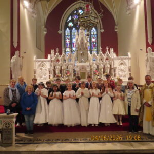 Delighted to celebrate Corpus Christi Procession with our first communion students may the reception of Holy Communion help them to grow strong in faith.