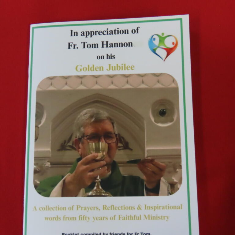 Fr Tom Hannon, thank you for leading us in our community Mass on Sunday June 21st @ 10.30am marking the Golden Jubilee of your ordination and celebrating your ministry.