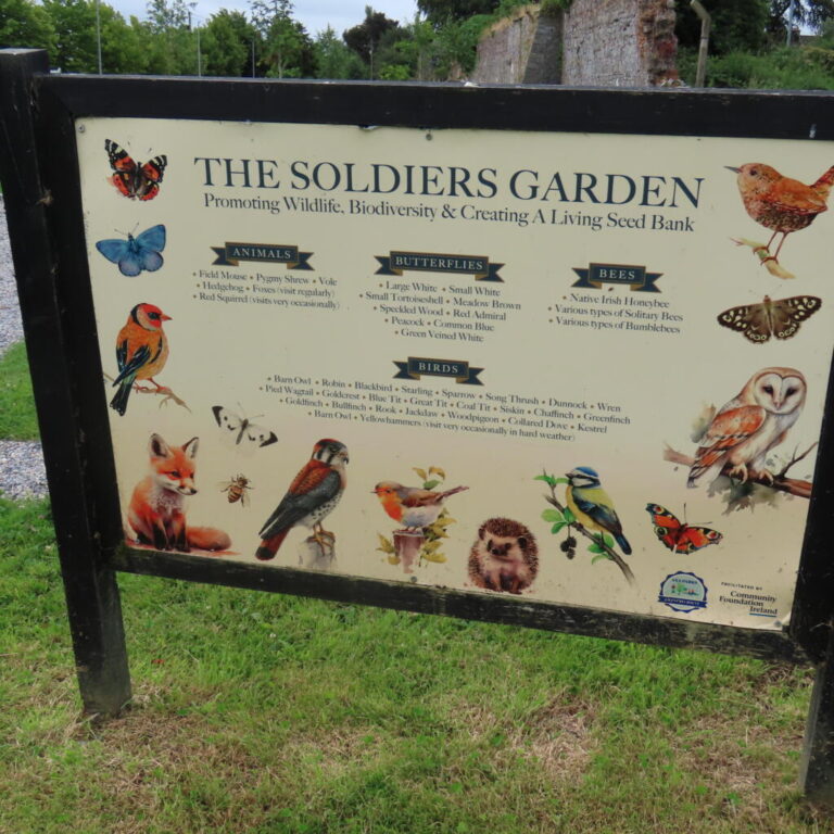 Soldiers Garden Crinkill created by Crinkill Tidy Towns Committee.