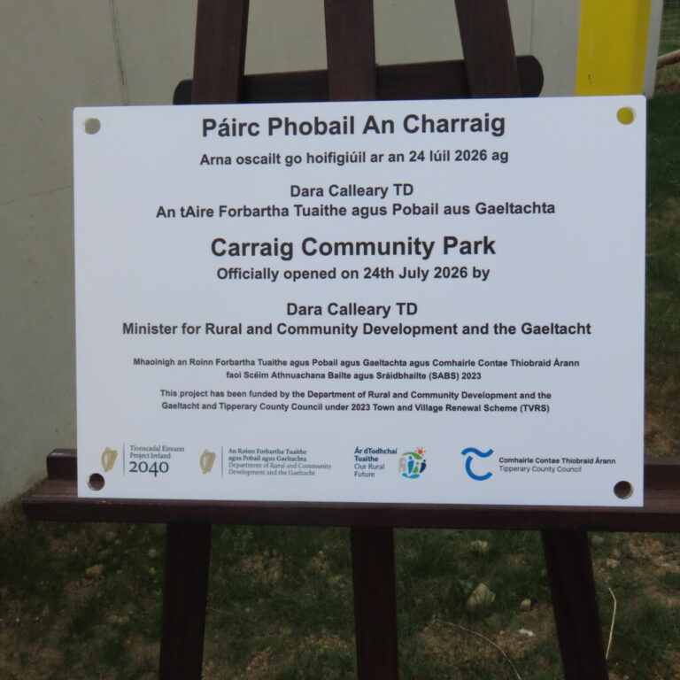 Opening of Phase 1 of Carrig Community Park.