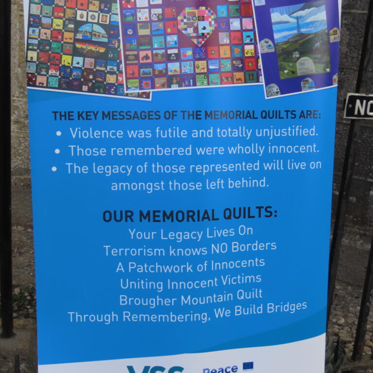 Heritage Week Exhibition: 'Tribute to Innocents' Memorial Quilt Project St. Brendans Church of Ireland, Birr