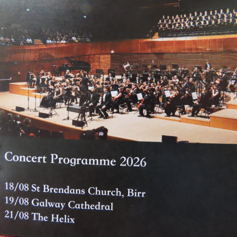Concert St Brendan's RC Church, August 18th with the European Medical Students Orchestra & choir