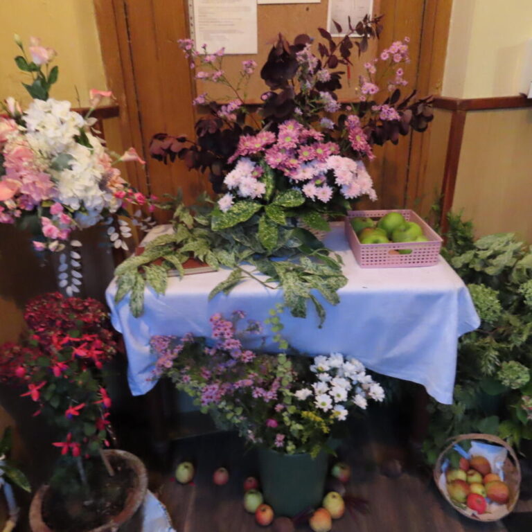 Harvest Thanksgiving Sunday September 20th Methodist Church led by Rev Nigel Gill